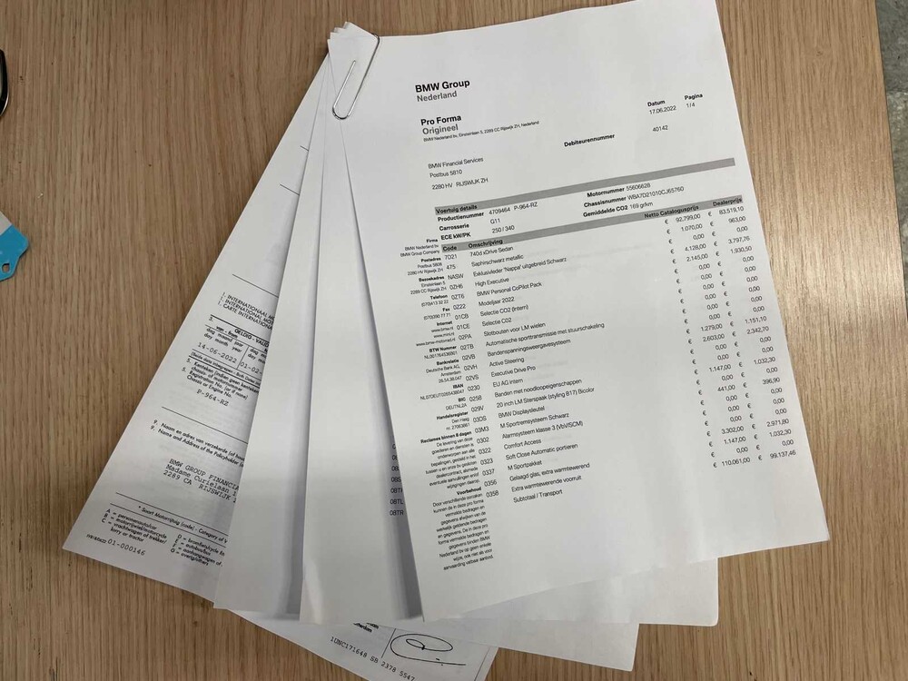 BMW 740d M-Sport xDrive High Executive G11 340PS 2022 ORIG-NL 7er, P-964-RZ