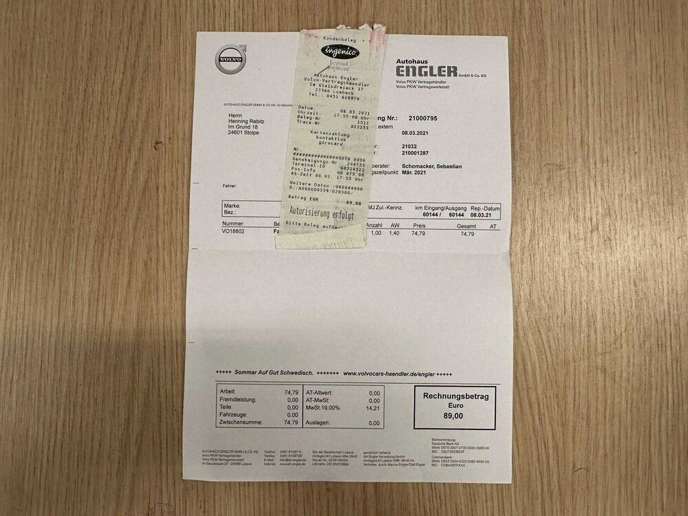 Volvo V90 R-Design 2.0 T8 AWD Beschriftung MY-2020 303PS 2019, S-429-LT