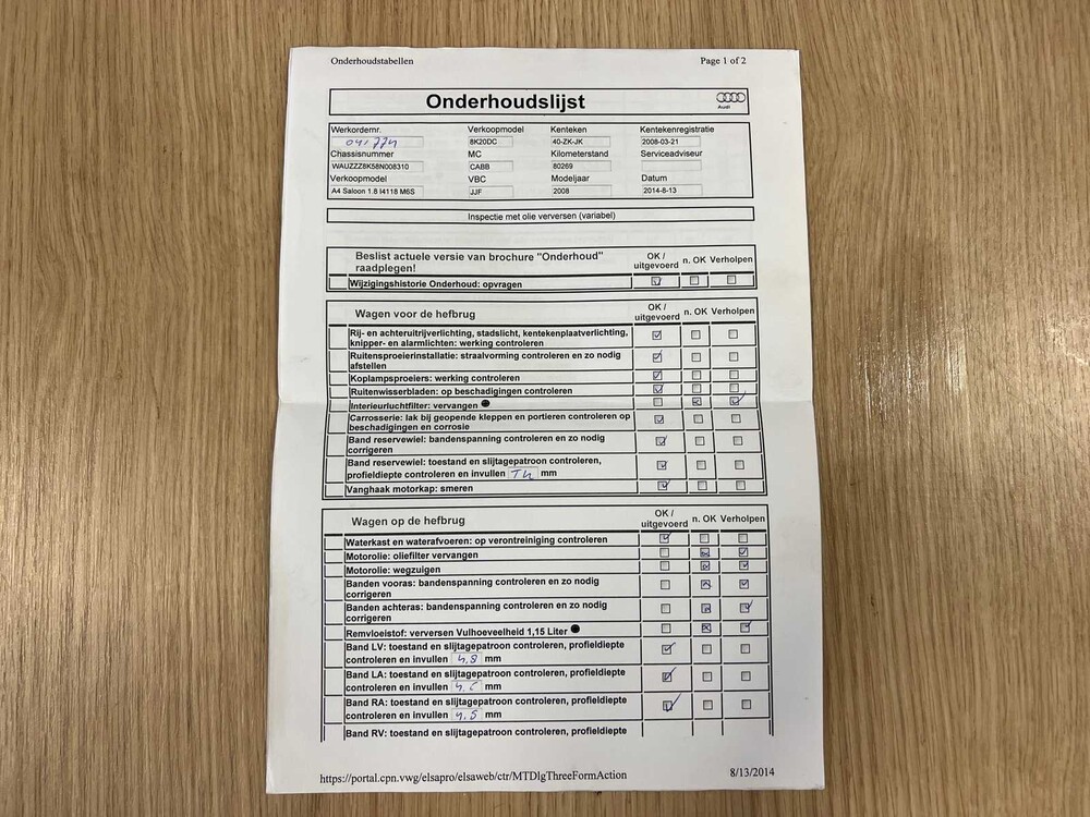 Audi A4 Limousine 1.8 TFSI Pro Line 160PS 2008 ORIG-NL, 40-ZK-JK