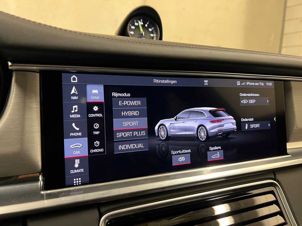 Porsche Panamera Sport Turismo Turbo S E-Hybrid 4.0 V8 680pk 2018 Sport-Chrono