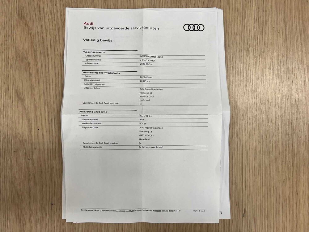 Audi E-Tron 50 Quattro Busines Edition Plus 71 kWh 313pk 2020 ORIG-NL, K-894-KJ