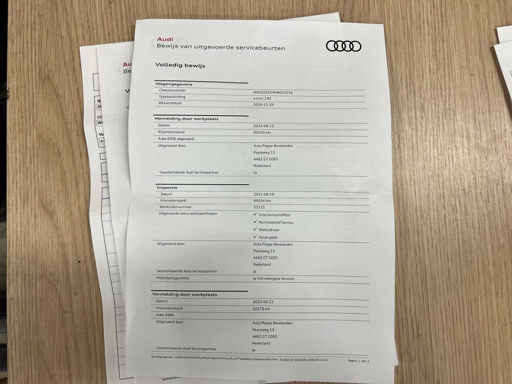 Audi E-Tron 50 Quattro Busines Edition Plus 71 kWh 313pk 2020 ORIG-NL, K-894-KJ