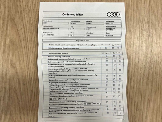 Audi E-Tron 50 Quattro Busines Edition Plus 71 kWh 313pk 2020 ORIG-NL, K-894-KJ