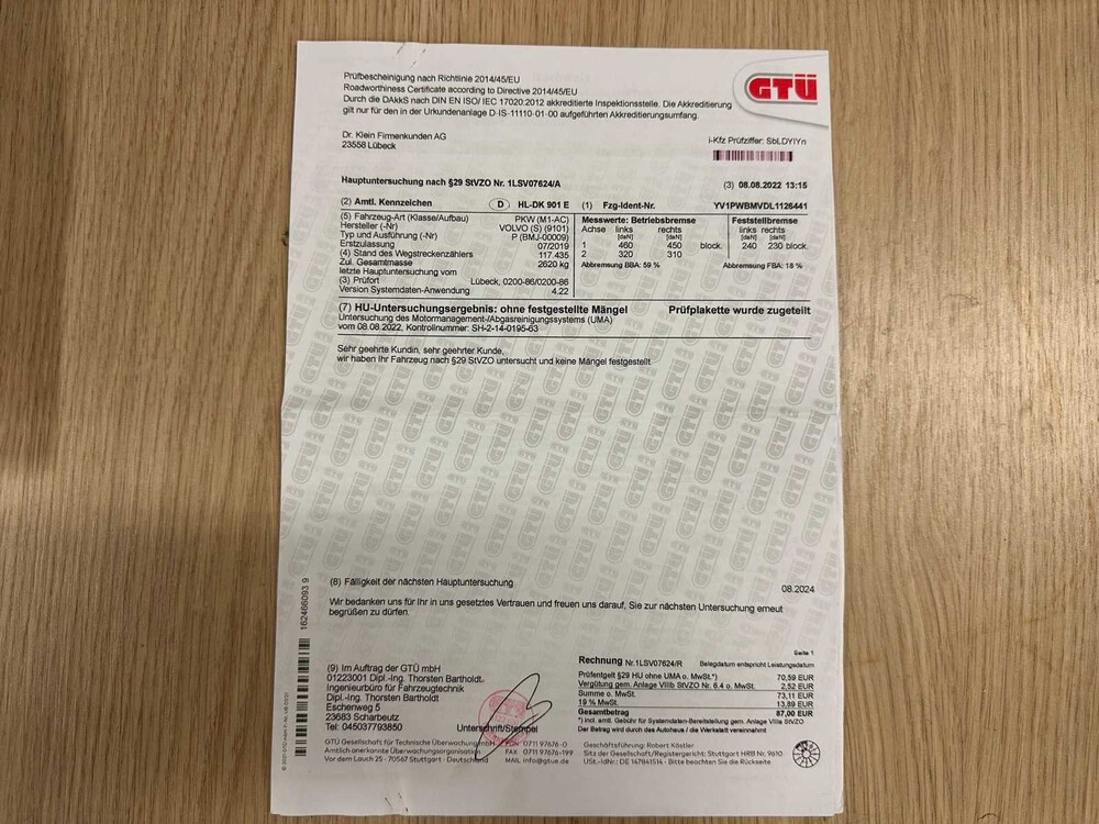 Volvo V90 R-Design 2.0 T8 AWD Beschriftung MY-2020 303PS 2019, S-429-LT