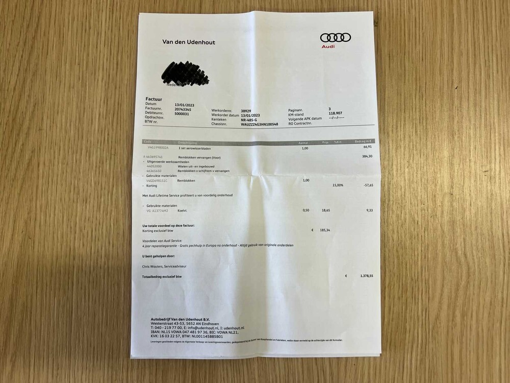 Audi A7 Sportback 1.8 TFSI Pro Line Plus 190PS 2017 FACELIFT (ORIGINAL-NL), NR-485-G