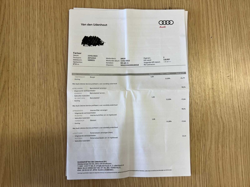 Audi A7 Sportback 1.8 TFSI Pro Line Plus 190PS 2017 FACELIFT (ORIGINAL-NL), NR-485-G