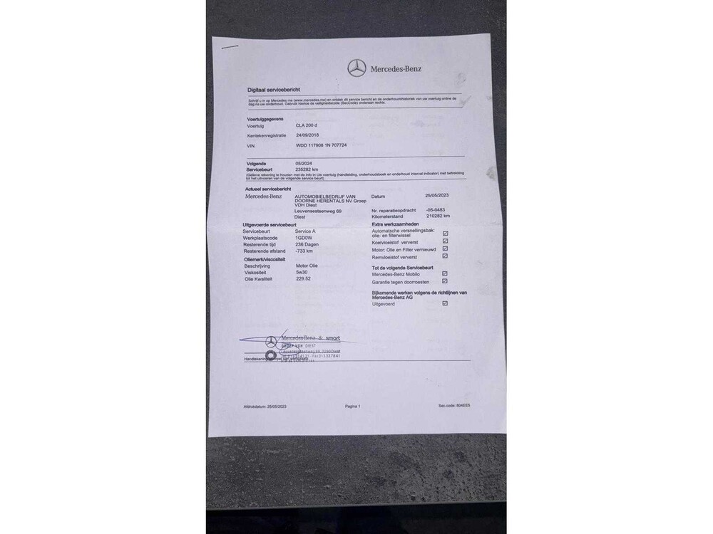 Mercedes-Benz CLA200d Business Solution 136hp 2018 CLA Class Shooting Brake, X-716-ZH