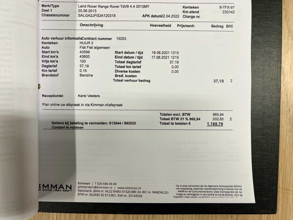 Land Rover Range Rover 4.4 SDV8 Autobiography 340hp 2013, 8-TFX-97