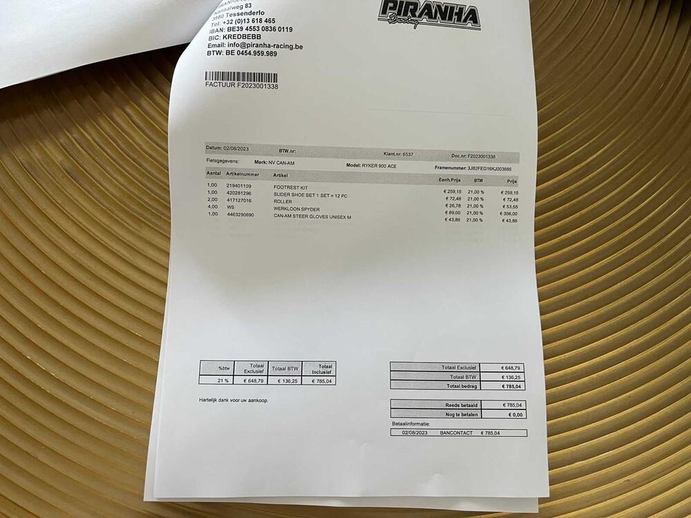 Can-Am Ryker 900cc Sport DUO Can AM 2019