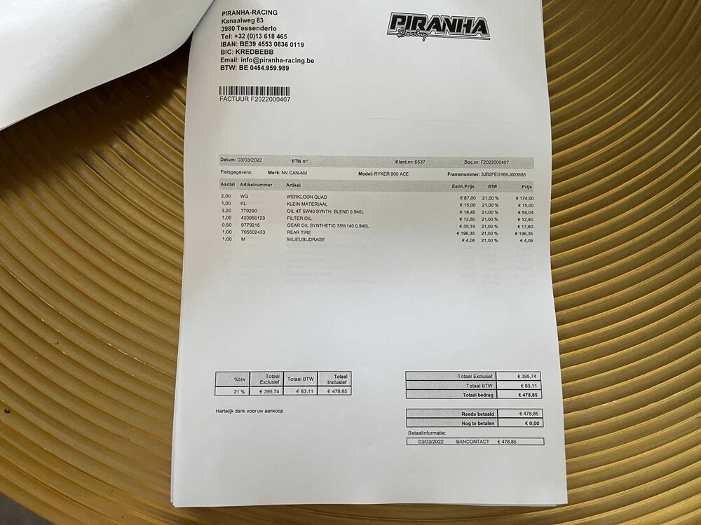 Can-Am Ryker 900cc Sport DUO Can AM 2019