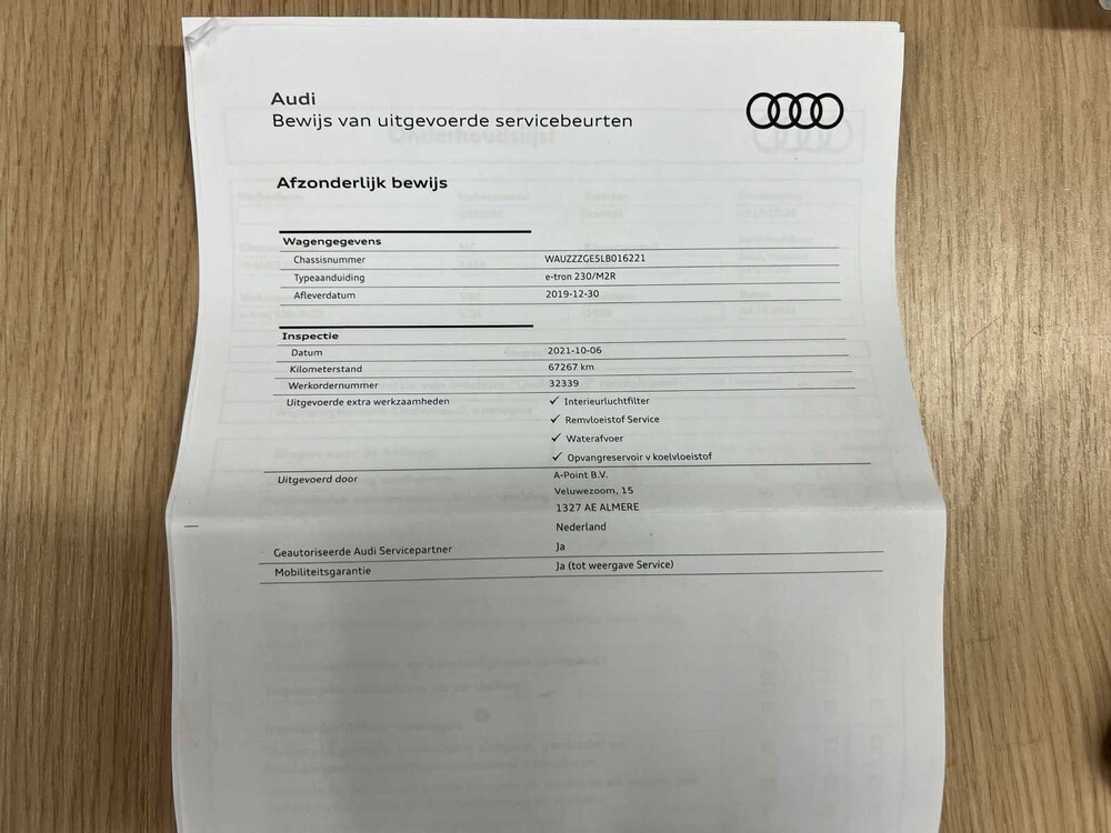 Audi E-Tron 50 Quattro Launch Edition Plus 71 kWh 313hp 2019 (Original-NL), H-644-BL