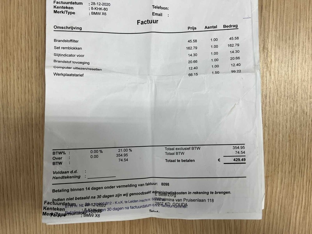 BMW X6 xDrive40d High Executive 306hp 2013 (Original-NL), 8-KHK-80