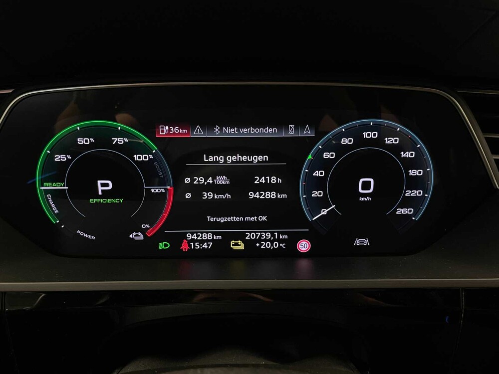 Audi e-tron 55 quattro advanced 95 kWh 360hp 2019 (original-NL + 1st owner), ZD-004-B