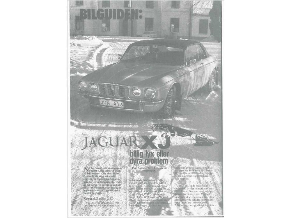 Jaguar XJ12C Coupé LHD Early Type Carburateurs 254pk 1976, 44-YD-44