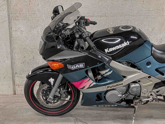 Kawasaki Sport ZZ-R 600 ccm 100PS 1994 (Original-NL), MS-76-ZH