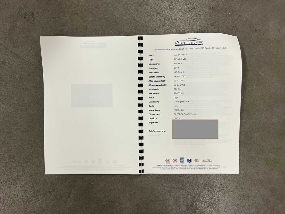 Aston Martin DBS Volante 6.0 V12 (CARBON) 517pk 2010, HF-844-K