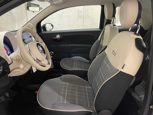 Fiat 500 1.0 Hybrid Lounge 69PS 2020 (Original-NL), J-702-PN