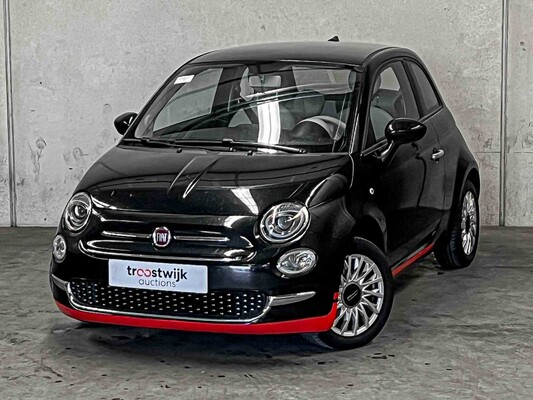 Fiat 500 1.0 Hybrid Lounge 69pk 2020 (Origineel-NL), J-702-PN