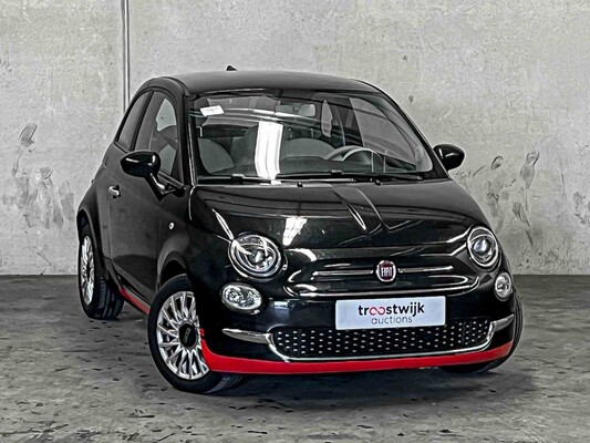 Fiat 500 1.0 Hybrid Lounge 69pk 2020 (Origineel-NL), J-702-PN