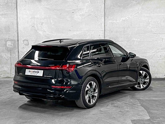 Audi E-Tron 50 Quattro S-Line Launch Edition Black 71 kWh 313pk Black-Optic 2019 (Origineel-NL + 1e Eigenaar), H-033-BN