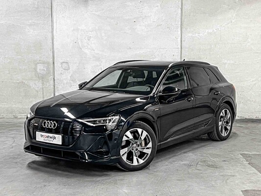 Audi E-Tron 50 Quattro S-Line Launch Edition Black 71 kWh 313pk Black-Optic 2019 (Origineel-NL + 1e Eigenaar), H-033-BN