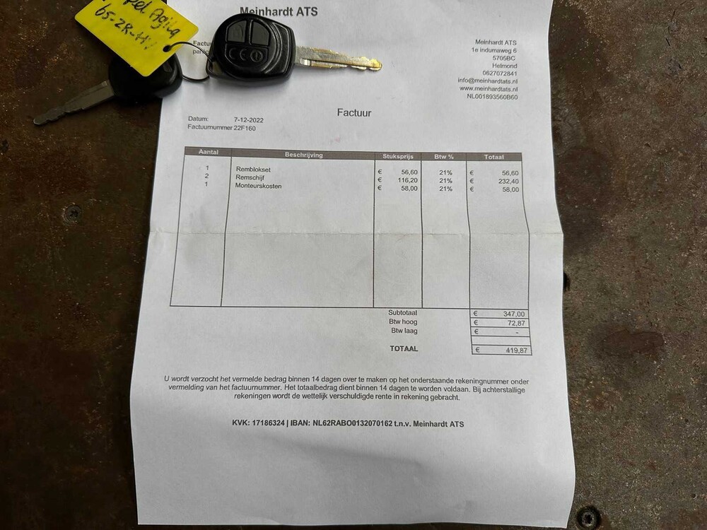 Opel Agila 1.2 Enjoy 86pk 2008 -Orig. NL-, 65-ZR-HV