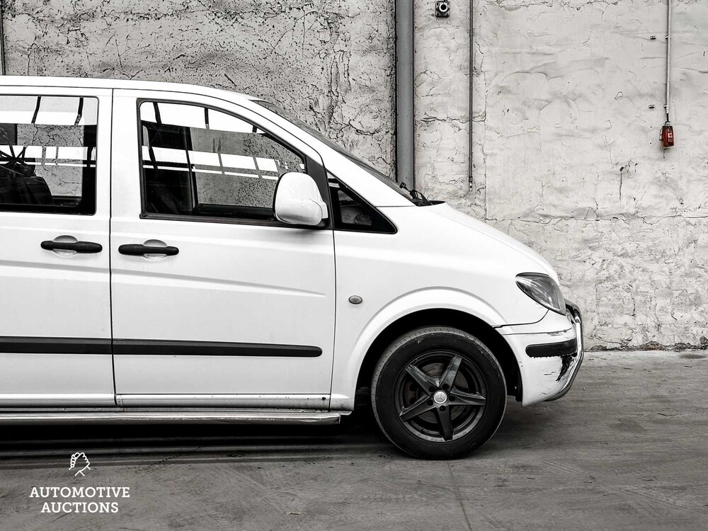 Mercedes-Benz Vito 190CDI 320 Lang DC Luxe 95pk 2008 -Orig. NL-, 32-VRV-1
