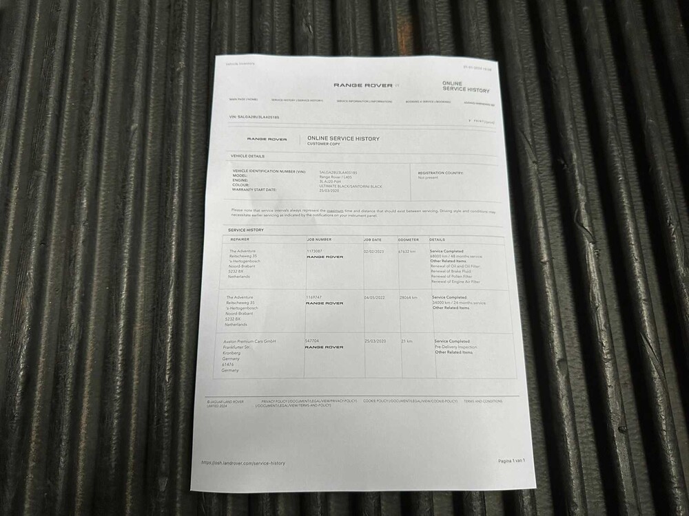 Land Rover Range Rover P400 AUTOBIOGRAPHY 3.0 V6 400pk MHEV -FACELIFT- 2020, K-348-BG