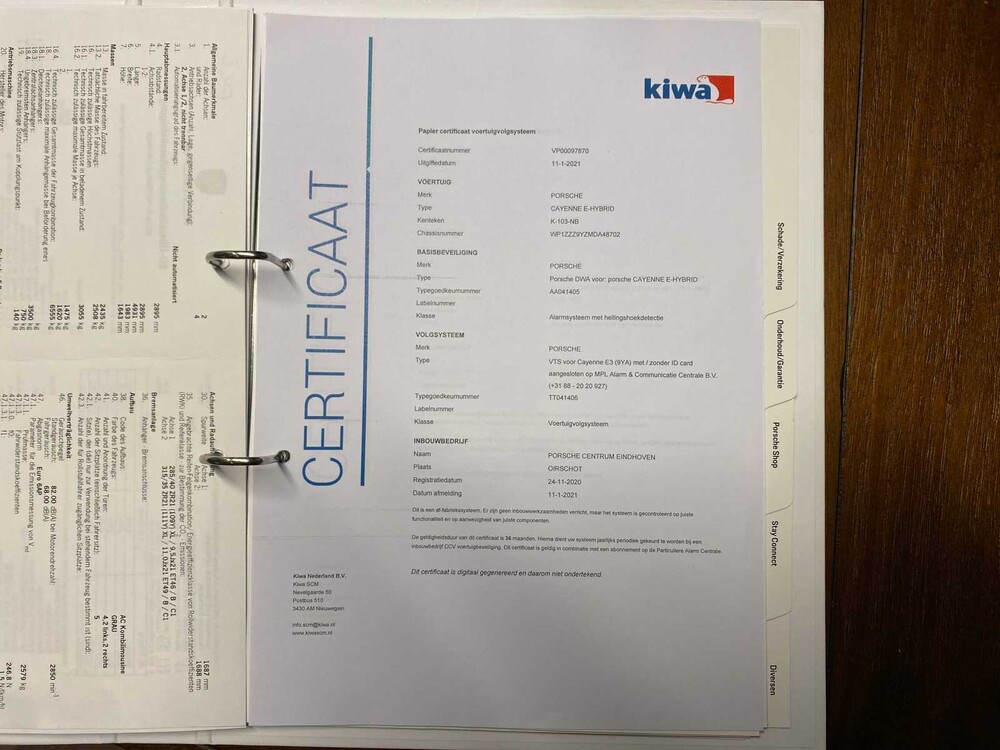 Porsche Cayenne Coupe E-Hybrid 3.0 V6 Sport-Chrono 470pk 2021 ORIG-NL, K-103-NB