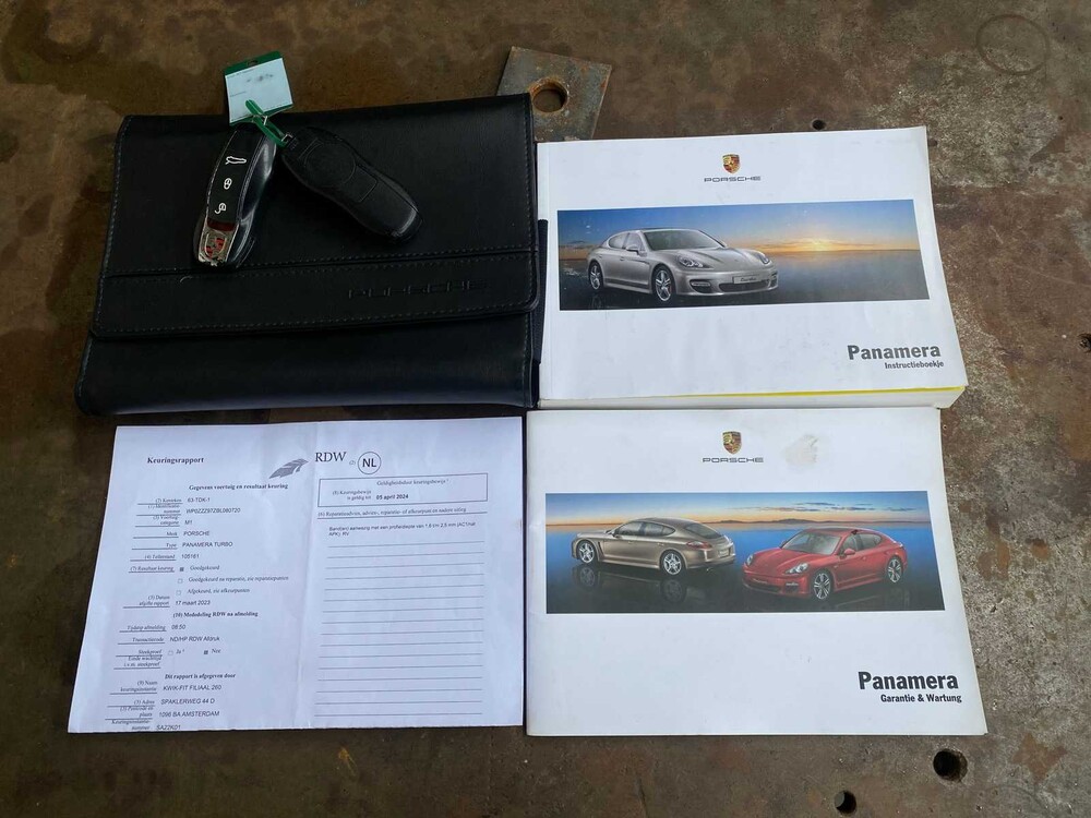 Porsche Panamera Turbo 4.8 V8 500pk 2011 Sport-Chrono, 63-TDK-1 
