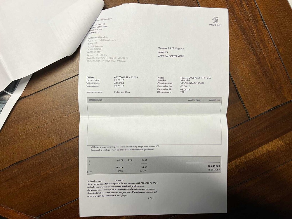 Peugeot 2008 1.2 PureTech Allure 110PS 2016 -Orig. -NL-, KB-432-R