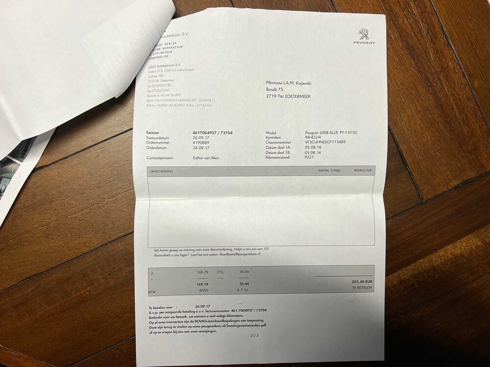 Peugeot 2008 1.2 PureTech Allure 110PS 2016 -Orig. -NL-, KB-432-R