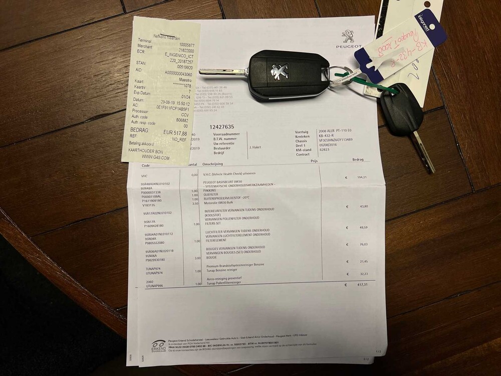 Peugeot 2008 1.2 PureTech Allure 110PS 2016 -Orig. -NL-, KB-432-R