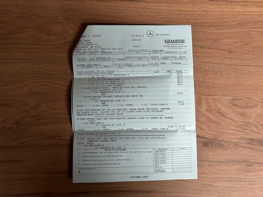 Maybach 62 5.5 V12 550hp 2006 -Youngtimer-