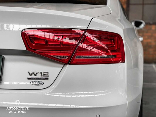 Audi A8 Lang 6.3 W12 Quattro 500pk 2012