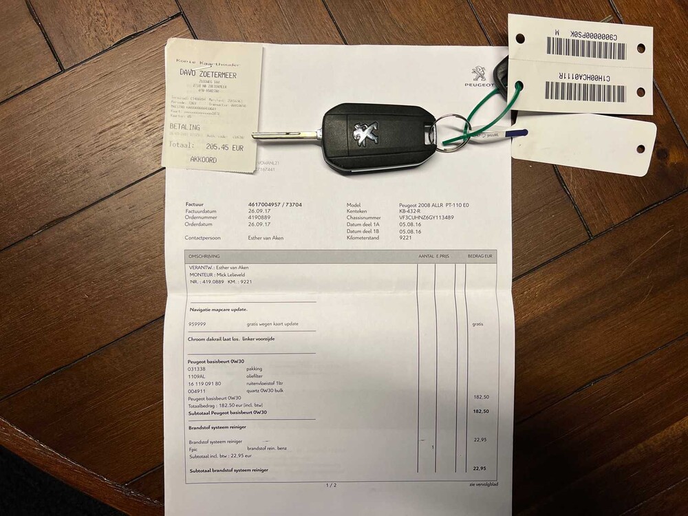 Peugeot 2008 1.2 PureTech Allure 110PS 2016 -Orig. -NL-, KB-432-R