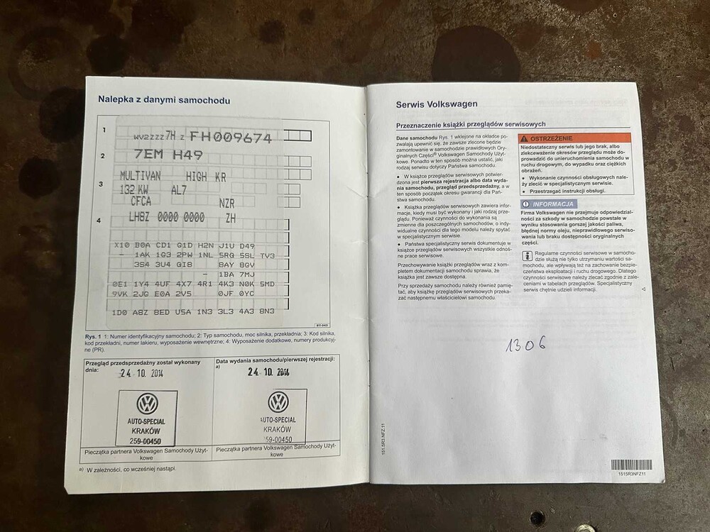 Volkswagen Multivan 175PS 2014