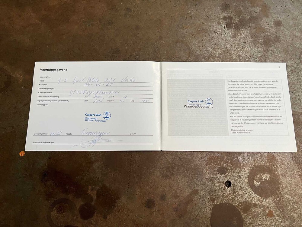 Saab 9-5 Kombi 2.0t Arc 150PS 2006 -Orig. NL-, 38-SH-LT