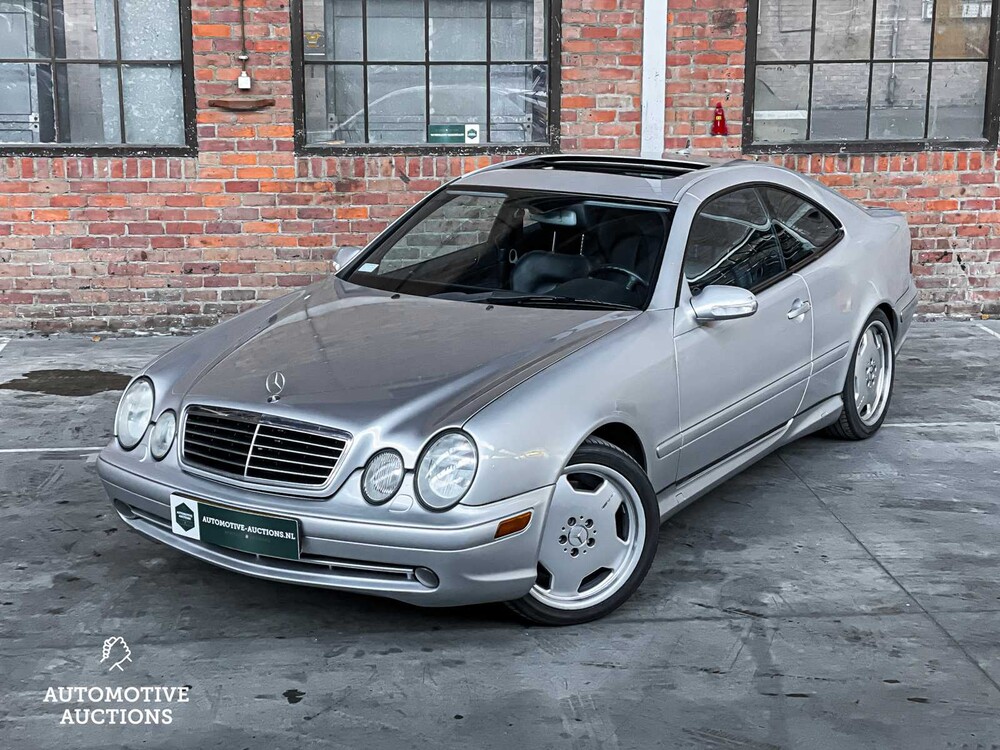 Mercedes-Benz CLK55 AMG 5.5 V8 CLK-klasse Coupé 347pk 2001, G-042-JD -Youngtimer-