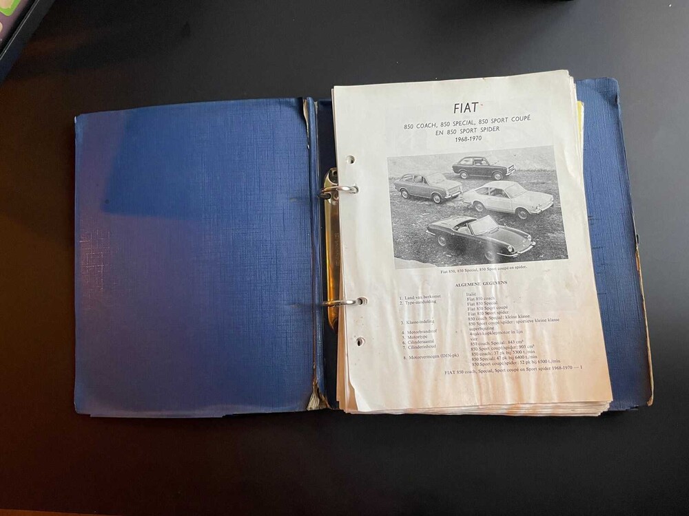 Fiat Spider 850 Cabriolet 58pk 1969