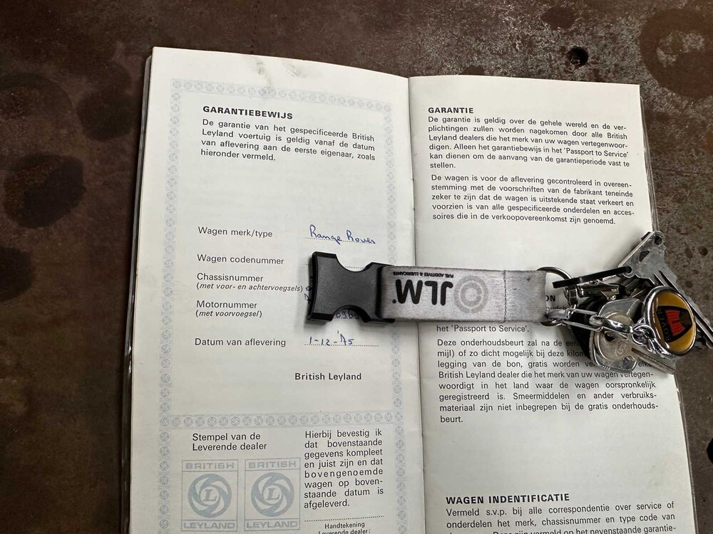 Land Rover Range Rover 3.5 V8 131hp 1975 ORIG-NL, NL-registration