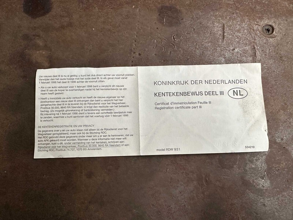 Land Rover Range Rover 3.5 V8 131hp 1975 ORIG-NL, NL-registration