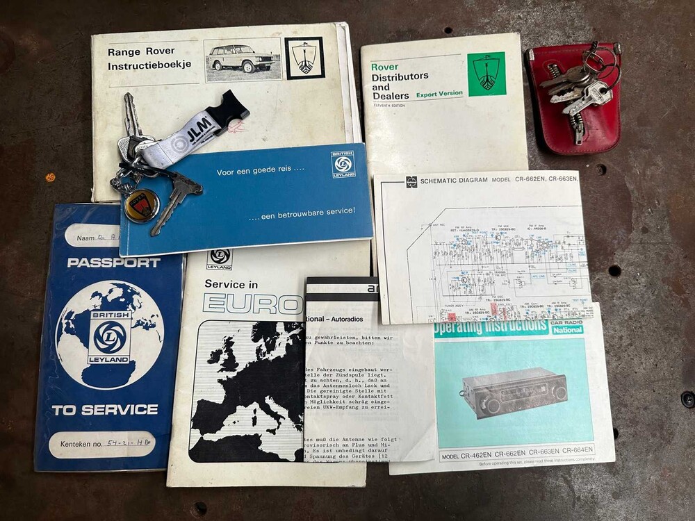 Land Rover Range Rover 3.5 V8 131hp 1975 ORIG-NL, NL-registration