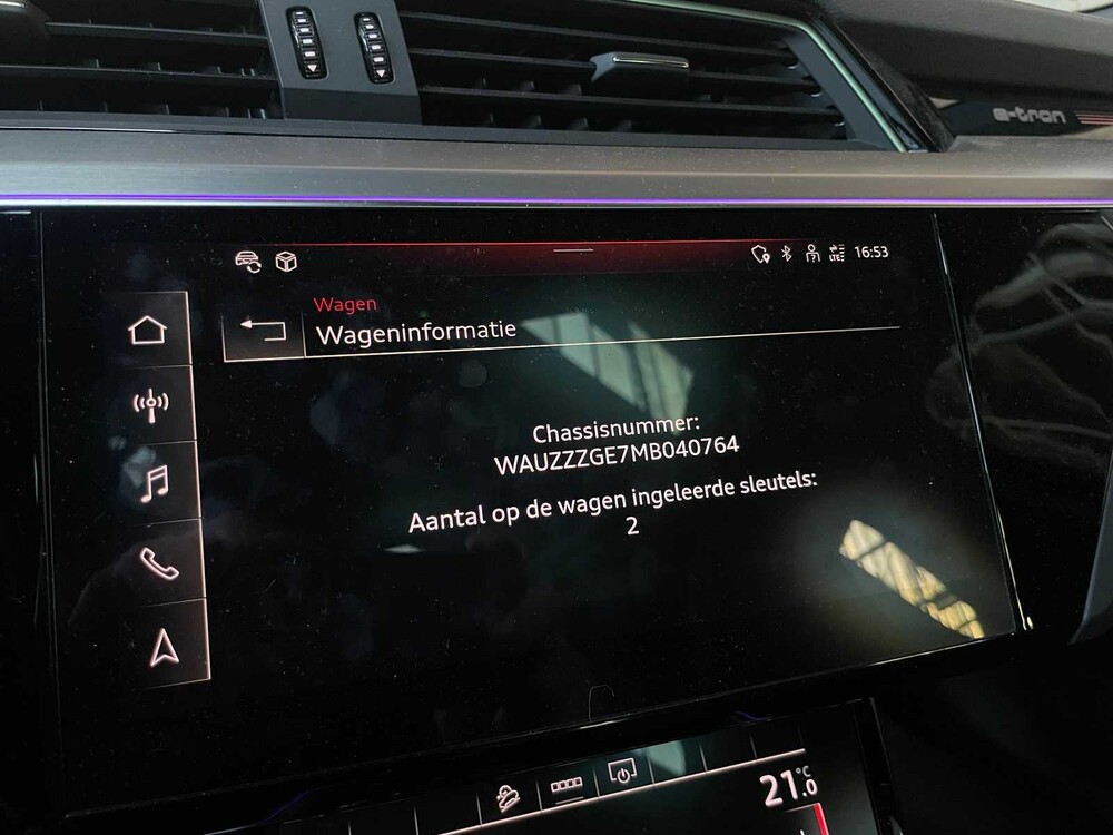 Audi E-Tron Sportback S Quattro 95 AUDI SPORT S-Line 503pk 2021 ORIG-NL, N-789-BJ