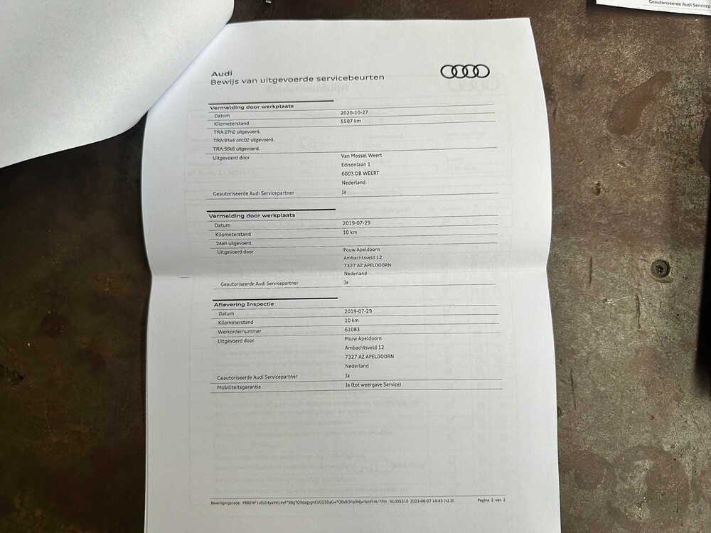 Audi A7 Sportback 45 TFSI S-Line NIEUW-MODEL 245pk 2019 ORIG-NL, ZS-112-R