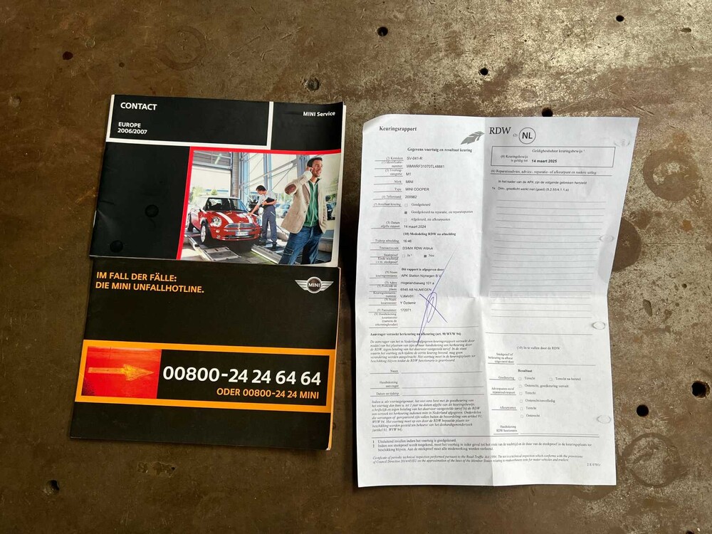 Mini Cooper Cabriolet 1.6 116PS 2007, SV-041-R