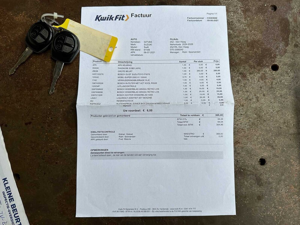Suzuki Swift 1.3 GLS 92hp 2007 -Orig. NL-, 54-TV-BS -Automatic-