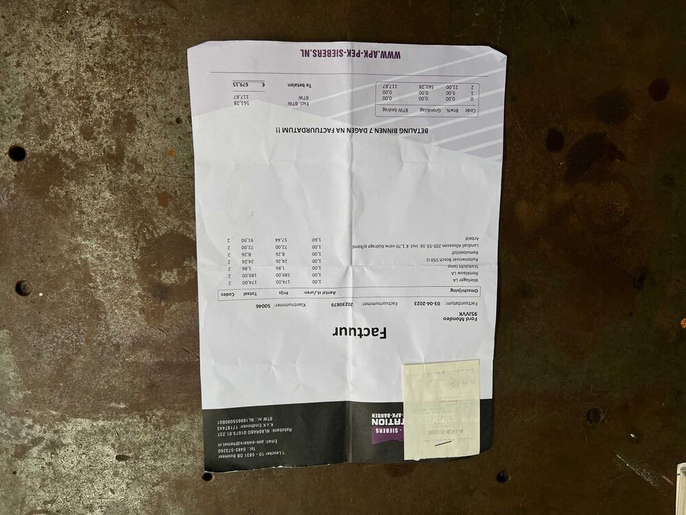 Ford Mondeo Kombi 1.8-16V Cool Edition 110PS 2002 ORIG-NL, 95-JV-UK