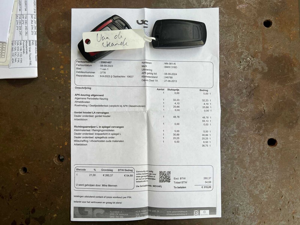 BMW 318d Touring High Executive 143PS 2013 3er, NN-381-N