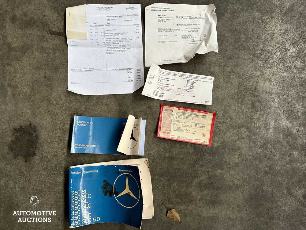 Mercedes-Benz 450 SL 190PS SL-Klasse 1979 -Youngtimer-